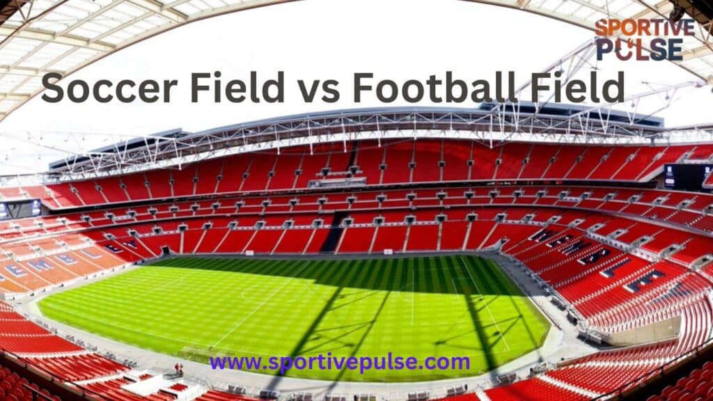 Diagram comparing soccer field vs football field dimensions