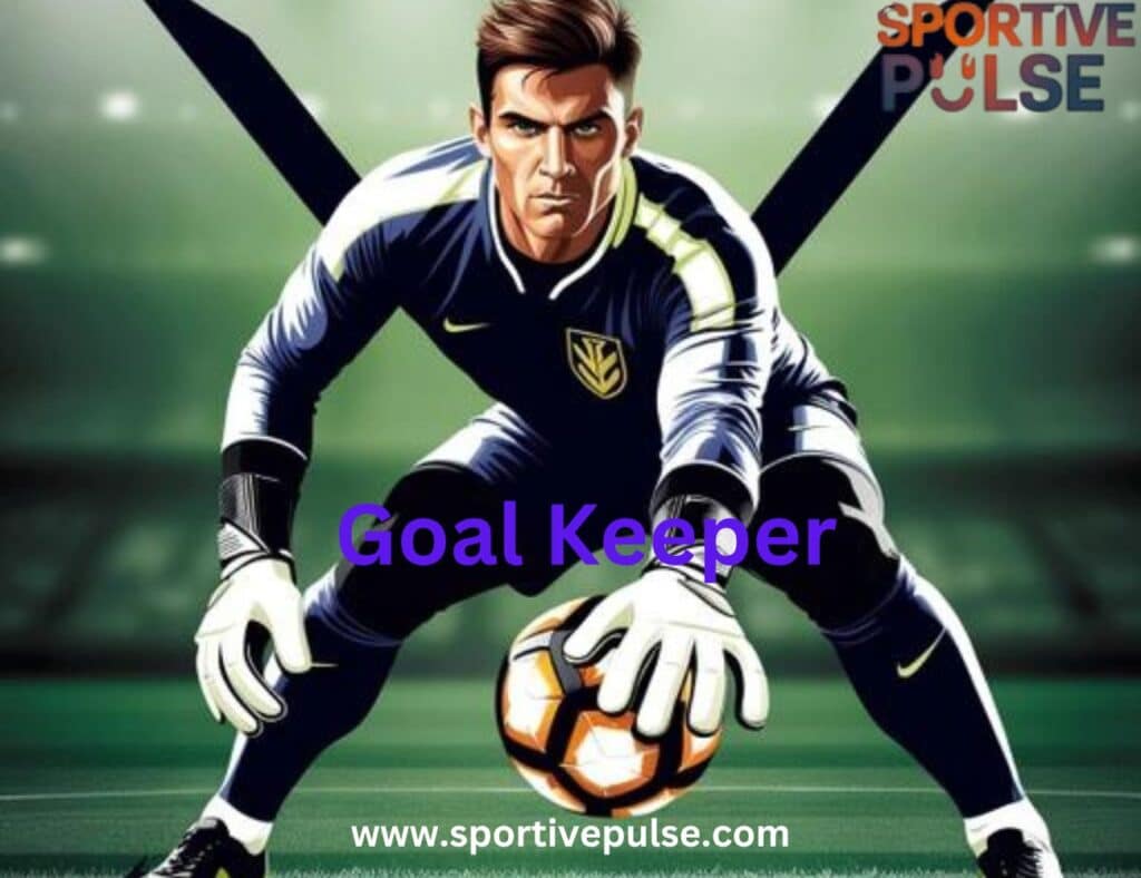 Goalkeepr player of footbal